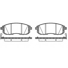 Колодка гальм. диск. NISSAN TIIDA 1.5DCI-1.8 07-, SUZUKI SX4 06 - передн. (вир-во REMSA)