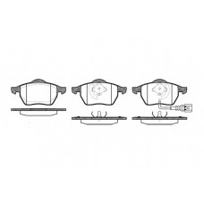Колодка гальм. диск. AUDI TT, SEAT LEON, SKODA, VW передн. (вир-во REMSA)
