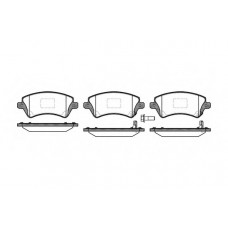 Колодка гальм. диск. TOYOTA COROLLA (_E11_), COROLLA (_E12U_, _E12J_) передн. (вир-во REMSA)