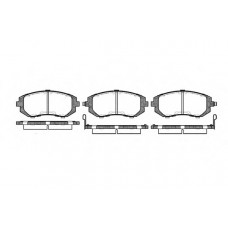 Колодка гальм. диск. SUBARU FORESTER (SF, SG), IMPREZA (GD, GG) передн. (вир-во REMSA)