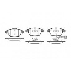 Колодка гальм. диск. AUDI A3, SEAT, SKODA, VW передн. (вир-во REMSA)