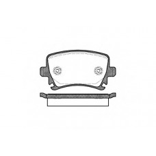 Колодка гальм. диск. AUDI A4, SEAT, SKODA, VW задн. (вир-во REMSA)