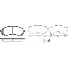 Колодка гальм. диск. SUBARU IMPREZA 1.5 06 - передн. (вир-во REMSA)