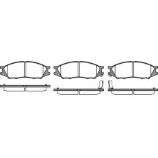 Колодка гальм. диск. NISSAN ALMERA 02/00 - передн. (вир-во REMSA)