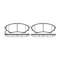 Колодка гальм. диск. FORD RANGER 3.0TDCI 05-, MAZDA BT-50 2.5 MRZ-CD 06 - передн. (вир-во REMSA)