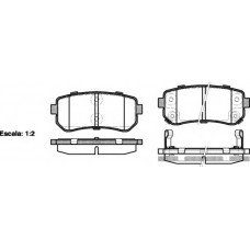 Колодка гальм. диск. HYUNDAI ACCENT, i30, задн. (вир-во REMSA)