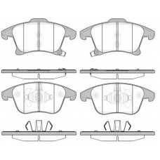 Колодка гальм. диск. FORD MONDEO V (09/14-) передн. (вир-во REMSA)