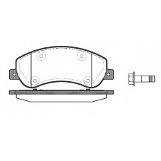 Колодка гальм. диск. VW AMAROK (09/10-)передн. (вир-во REMSA)