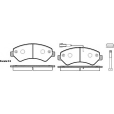 Колодка гальм. диск. CITROEN JUMPER 06-, FIAT DUCATO 06-, PEUGEOT BOXER 06- передн. (вир-во REMSA)