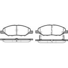 Колодка гальм. диск. NISSAN TIIDA 1.5-1.8 07 - передн. (вир-во REMSA)