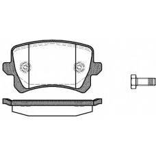 Колодка гальм. диск. AUDI Q3, VW PASSAT, TIGUAN задн. (вир-во REMSA)