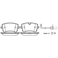 Колодка гальм. диск. AUDI A6 2.0-3.0 2011-,A8 2.0-6.3 09- задн. (вир-во REMSA)