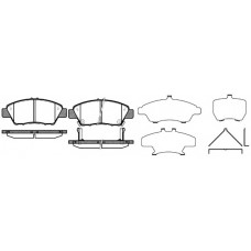 Колодка гальм. диск. HONDA JAZZ III 1.2,1.4I,1.5I 08 - передн. (вир-во REMSA)