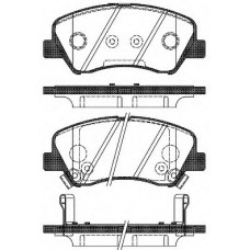 Колодка гальм. диск. HYUNDAI ACCENT RB 11-/KIA RIO 11 - передн. (вир-во REMSA)
