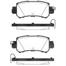 Колодка гальм. диск. MAZDA CX-5 2.0 2011-, 2.2D 2012- задн. (вир-во REMSA)