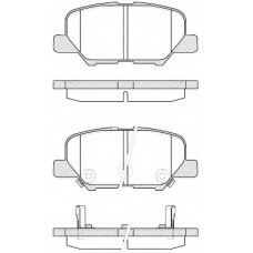 Колодка гальм. диск. MAZDA 6 2.0 2.2D 2.5 2013 - задн. (вир-во REMSA)