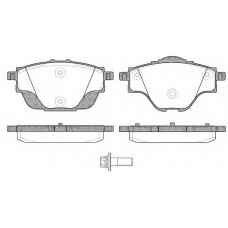 Колодка гальм. диск. CITROEN C4 (09/13-), PEUGE 308 II (09/13-) задн. (вир-во REMSA)