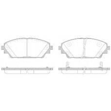 Колодка гальм. диск. Mazda3 1.5/2.0/2.2 13 передня. (вир-во REMSA)