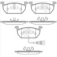 Колодка гальм. диск. SKODA OCTAVIA (5E3) (5E5) (11/12-), VW GOLF VII (11/12-) передн. (вир-во REMSA)