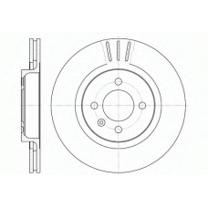 Диск гальмівний SEAT, VW, передн. (вир-во REMSA)