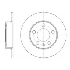 Диск гальмівний AUDI A3, SEAT TOLEDO, SKODA FABIA, OCTAVIA, VW GOLF задн. (вир-во Remsa)