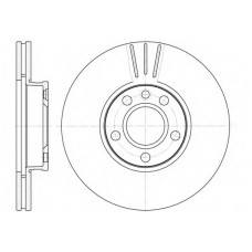 Диск гальмівний FORD GALAXY 03/95-05/06, VW SHARAN 05/95 - передн. (вир-во REMSA)