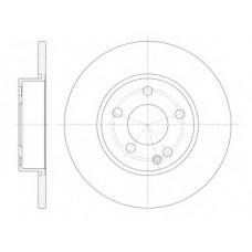 Диск гальмівний MERCE A-class (W169) (09/04-) передн. (вир-во REMSA)