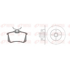 Комплект гальмівний задн. SEAT CORDOBA, TOLEDO 01/91-10/99, VW GOLF 08/91-09/97 (вир-во REMSA)