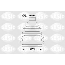 Пильовик CITROEN, DAIHATSU, FIAT, FORD, LANCIA, OPEL, TOYOTA (вир-во SASIC)