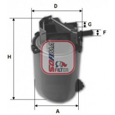 Фільтр паливний Nissan Qashqai 1.6dCi 11-13 (OE line)