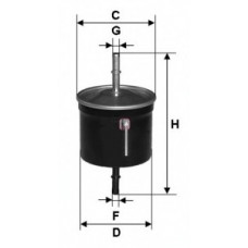 Фільтр паливний Volvo S40 I/S60 I/S80 I/V40/V70/XC70/XC90 I 1.6-4.4 95-14