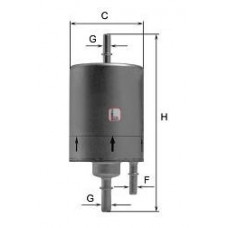 Фільтр паливний Audi A4 1.8T 04-09/A6 2.4-4.2 i 04-11 (OE line)
