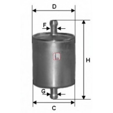 Фільтр паливний Skoda Fabia/Roomster/ VW Golf 1.2-1.6 i 04-14/Opel Corsa 1.2 LPG 09- (OE line)