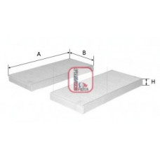 Фільтр салону Citroen Berlingo 1.2-1.6 08-/C4 1.6-2.0/Peugeot Partner 08-/Expert 16- (к-кт 2шт.)