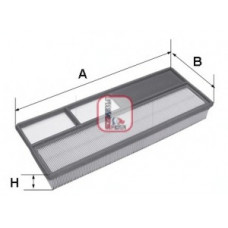 Фільтр повітряний Fiat Panda 03-/Punto 05-/500 07-/Doblo 1.3JTD 04-