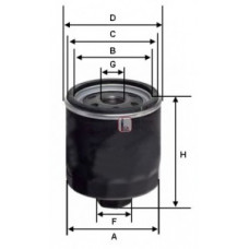 Фільтр масляний VW Caddy II 1.4/1.6i / Golf IV/V/Seat (h=95mm)