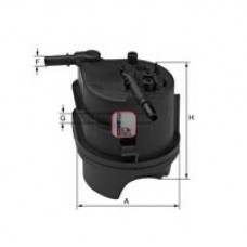 Фільтр паливний Citroen Nemo 1.4HDI 08-/Mazda 2 1.4MZR-CD 03-15