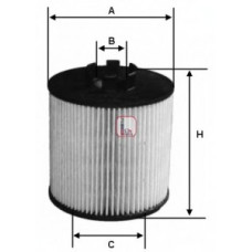 Фільтр масляний Audi A3/Skoda Fabia/Roomster/VW Golf V/Passat/Touran 1.4/1.6 TSI/FSI 03-15