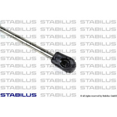 STABILUS Амортизатор багажника, F=265N, L=40.8см, H=15.2см
