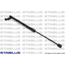 STABILUS Амортизатор багажника, F=555N, L=52.7см, H=20.1см