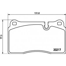 Колодки гальмівні (передні) Land Rover Range Rover 2.7D-4.4 03-13 (Brembo) Q+