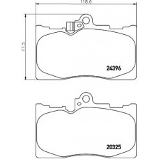 Колодки гальмівні (передні) Lexus GS/ IS С/III 05-/ RC 14- (Advics)