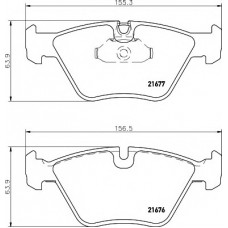 Колодки гальмівні (передні) BMW 5 (E39) 95- (Teves) Q+