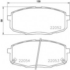 Колодки гальмівні (передні) Hyundai Elantra/ i30 08- /Kia Cerato II 09-/Soul II/III 17- (Mando) Q+