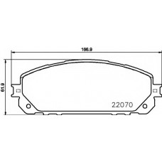 Колодки гальмівні (передні) Jeep Cherokee 13- (Advics) Q+