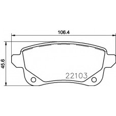 Колодки гальмівні (задні) Renault Megane IV/Scenic III 09- (Lucas) Q+