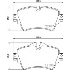 Колодки гальмівні (передні) BMW 2 (F45/F46) 14- (Lucas) Q+