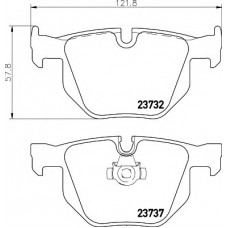 Колодки гальмівні (задні) BMW 5 (E60/E61)/6 (E63/E64) 03-10 (Teves) Q+