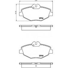 Колодки гальмівні (передні) MB E-class (W211) 02-09 (Bosch) Q+ (з датчиками)