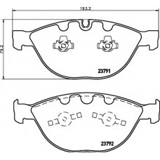 Колодки гальмівні (передні) BMW 5 (E60)/6 (E63)/7 (E65/E66/E67) 04- (Teves) Q+